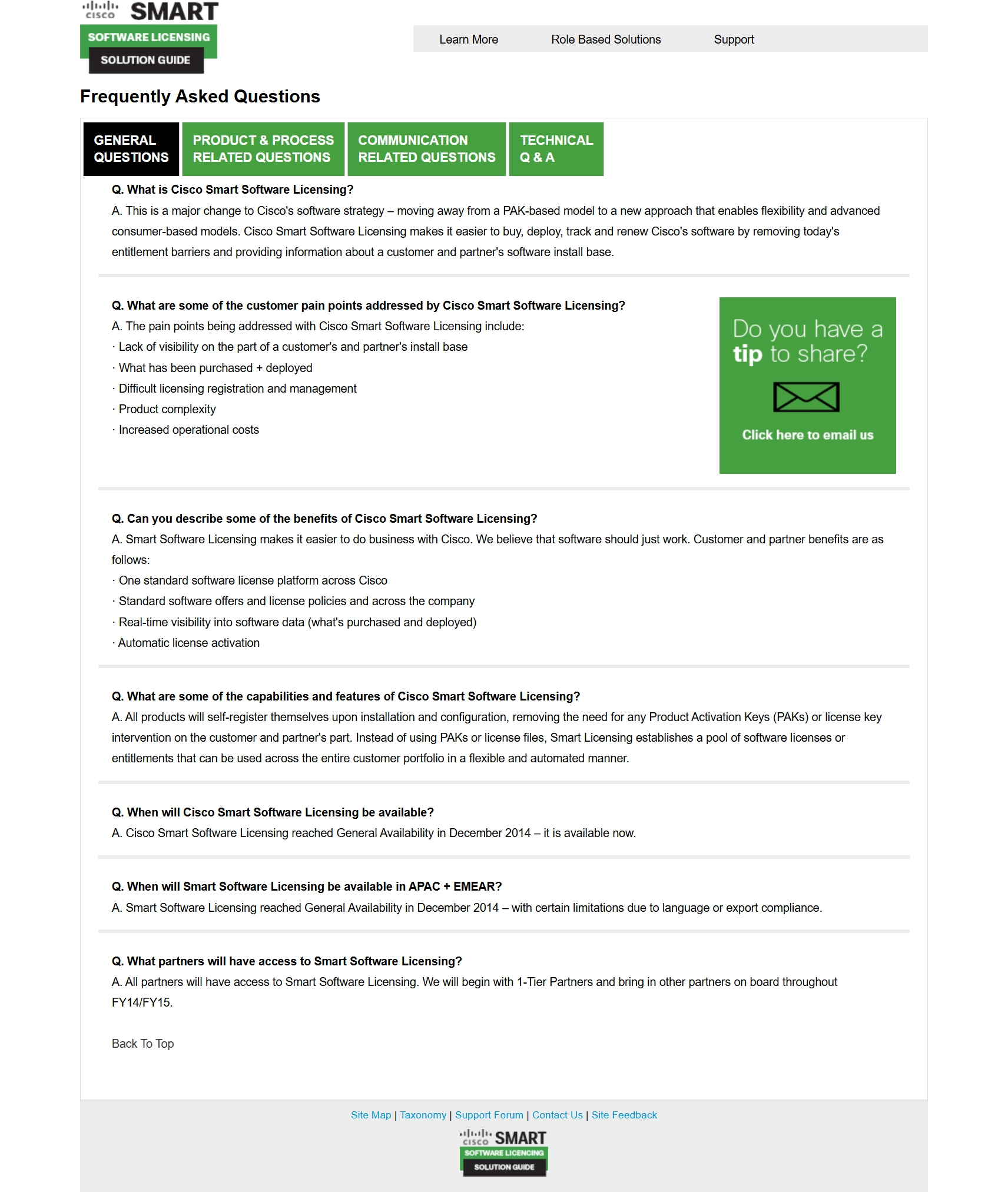 Smart Licensing learning and enablement content