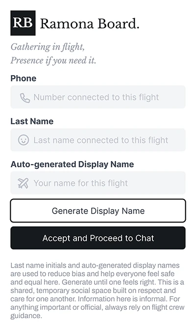 Ramona Board screen 2